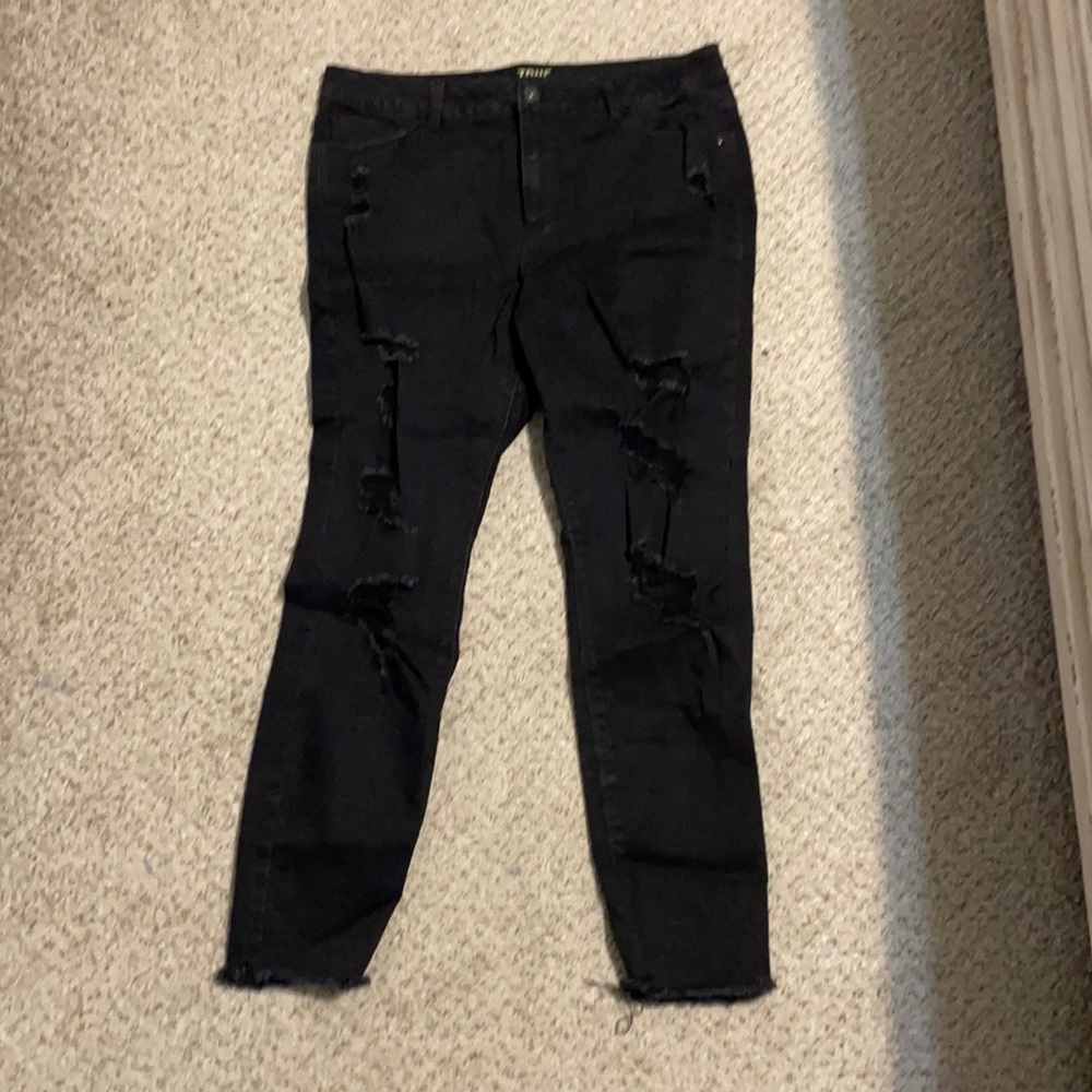 Black skinny jeans